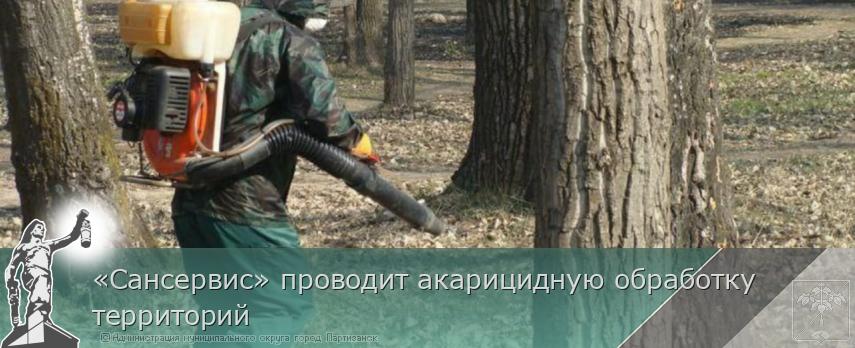 «Сансервис» проводит акарицидную обработку территорий  | Администрация муниципального округа город Партизанск Приморского края Официальный сайт