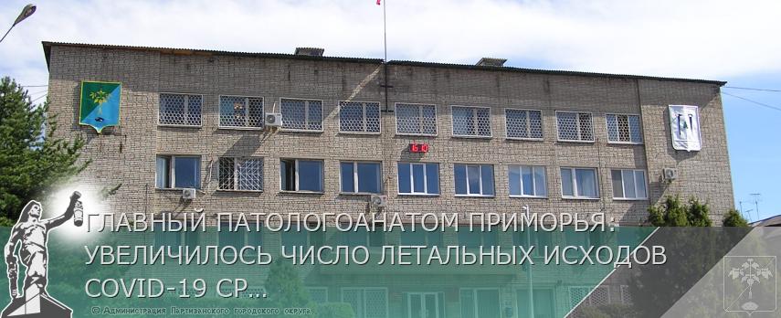 ГЛАВНЫЙ ПАТОЛОГОАНАТОМ ПРИМОРЬЯ: УВЕЛИЧИЛОСЬ ЧИСЛО ЛЕТАЛЬНЫХ ИСХОДОВ COVID-19 СРЕДИ ГРАЖДАН 35-40 ЛЕТ | Администрация муниципального округа город Партизанск Приморского края Официальный сайт