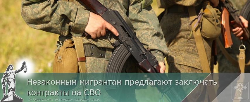 Незаконным мигрантам предлагают заключать контракты на СВО | Администрация муниципального округа город Партизанск Приморского края Официальный сайт